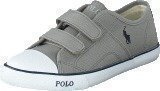 Ralph Lauren Junior Daymond Ez Kids Grey Canvas - Navy