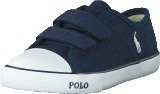 Ralph Lauren Junior Daymond Ez Navy Canvas -White