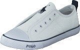 Ralph Lauren Junior Raymond Slip On Jr Bright White Canvas