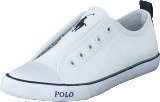 Ralph Lauren Junior Raymond Slip On Kids Bright White Canvas