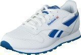 Reebok Classic Cl Leather Reflect White/Blue Sport/Silver Met