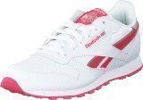 Reebok Classic Cl Leather Reflect White/Fearless Pink/Silver Met
