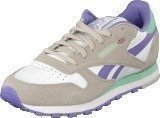 Reebok Classic Cl Lthr Seasonal Ii Sde Steel/White/Lush Orchid