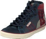 Replay New Collage Wear Inverness Navy Red