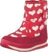 Rubber Duck Classic SnowJoggers Heart Print/Fiery Red