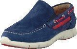 Sebago Kinsley Slip on Navy/Red