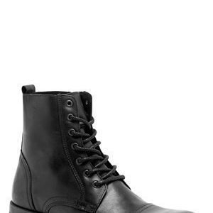 Selected Homme Shi Taylor Leather Boots Black