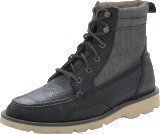 Sperry Topsider Shipyard Rigger Boot Blk/Gr