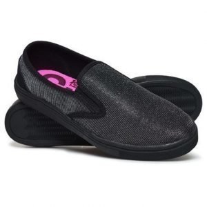 Superdry Core Slip On Tossut Musta