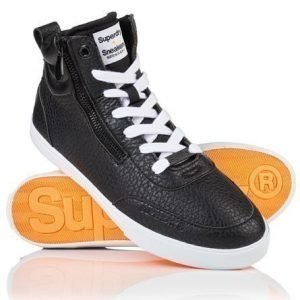 Superdry Nano Zip High Top Tennarit Musta