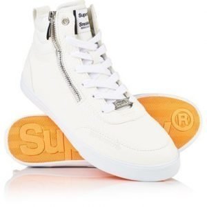 Superdry Nano Zip High Top Tennarit Valkoinen