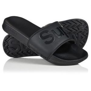 Superdry Pool Slider Sandaalit Musta