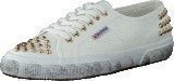 Superga 2750-COTSTUDS White Gold