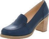 Swedish Hasbeens Chunky Loafer Dark Blue