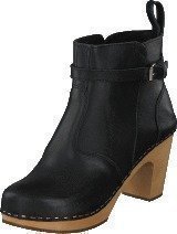 Swedish Hasbeens High Heeled jodhpur Black / Nature