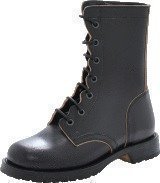 Swedish Hasbeens Military Boot Black