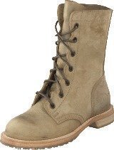 Swedish Hasbeens Military Boot Military Green Nubuck