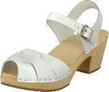 Swedish Hasbeens Peep Toe High White