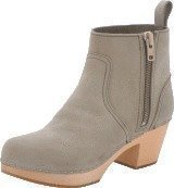 Swedish Hasbeens Zip it Emy khaki green nubuck