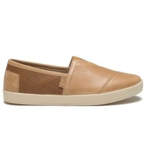 Toms Avalon Slip On Leather Light Brown