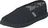 Toms Black Canvas Yt Clsc Alprg Black