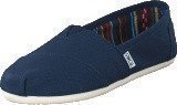 Toms Canvas Wmn's Classic Alpargata Navy