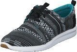 Toms Del Rey Sneaker Black White Cultural Woven