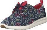 Toms Del Rey Sneaker Navy Multi Woven