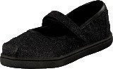 Toms Glimmer Tiny Classic Mary Jane Black