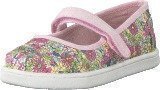 Toms Mary Jane Flat Pink Floral