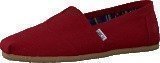 Toms Men's Classics Red Canvas