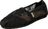 Toms Seasonal Classic Black Crochet