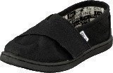 Toms Seasonal Classic Kids Black Canvas