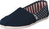 Toms Seasonal Classics Americana Navy Stars