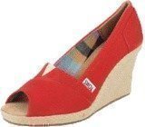 Toms Solid Canvas Wedge