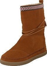 Toms Suede Trim Womens Nepal Boot Chestnut