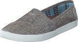 Toms Wm Ava Slipon Pewter Metalic Linen