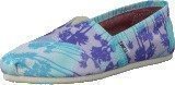 Toms Women's Classics Blue Palm Trees Vegan