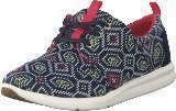 Toms Women's Del Rey Sneaker Navy multi Woven