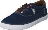 U S Polo Assn Dalan 6 Canvas Dark Blue