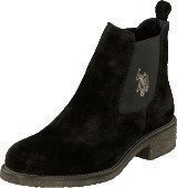 U S Polo Assn Faris 1 Suede Black