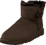 Ugg Australia Mini Bailey Button Chocolate