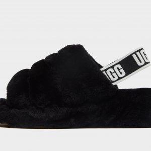 Ugg Fluff Yeah Logo Slides Musta