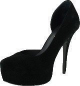 V Ave Shoe Repair Scalene Stiletto Black/Suede