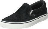 Vans Classic Slip-On Pig Suede black/blanc