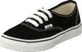 Vans K Authentic Black/True Whit