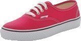 Vans K Authentic Bright Rose/True White