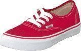 Vans K Authentic Red/True White