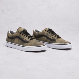 Vans Old Skool (Camo Jacquard) Raven/True White