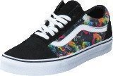 Vans Old Skool Rainbow Floral Black/White